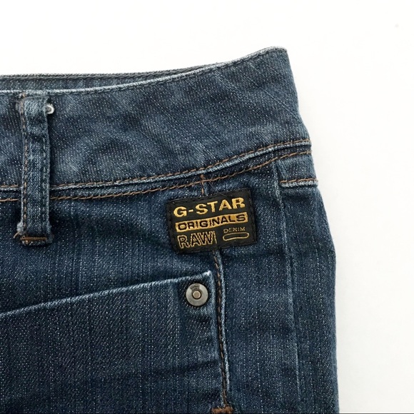 G-Star Raw Denim Skirt Blue Raw Hem - Picture 4 of 6